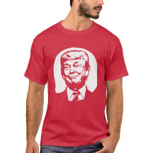Trump Red t-Shirt glimlachen