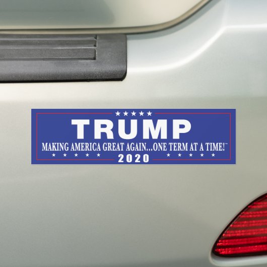Trump Reelection Bumpersticker (Op auto)