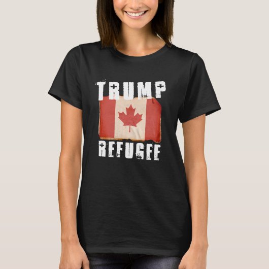 Trump Refugee - American Refugee - - white -.pn T-shirt (Voorkant)