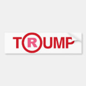 Trump: Republikeinse Bumper. Bumpersticker (Voorkant)