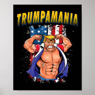 Trump Republikeinse Conventie Worstelen Meme Trump Poster