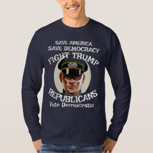 Trump Republikeinse Partij Afstudeerder Retirement T-shirt