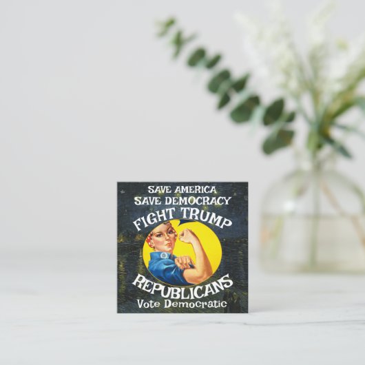 Trump Republikeinse Partij Verjaardag Jongens Meis Informatiekaartje (Staand voorkant)