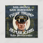 Trump Republikeinse Partij Verjaardag Jongens Meis Informatiekaartje (Achterkant)