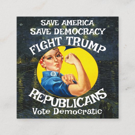 Trump Republikeinse Partij Verjaardag Jongens Meis Informatiekaartje (Voorkant)