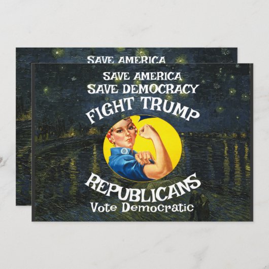 Trump Republikeinse Partij Verjaardag Jongens Meis Kaart (Voorkant / Achterkant)