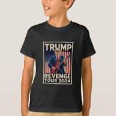 Trump Revenge Tour 2024 politieke verkiezingen 202 T-shirt (Voorkant)