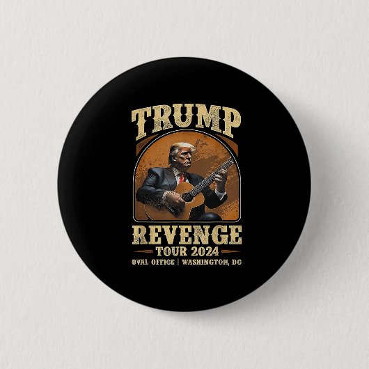 Trump Revenge Tour 2024 Ronde Button 5,7 Cm (Voorkant)