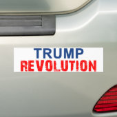 Trump Revolution Bumpersticker (Op auto)