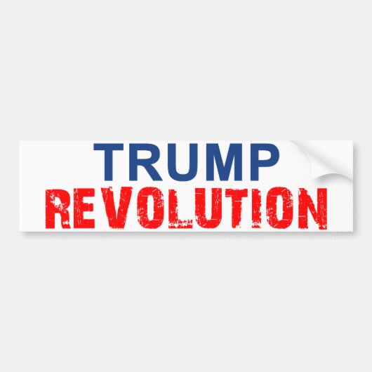 Trump Revolution Bumpersticker (Voorkant)