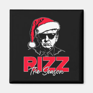 Trump Rizz het seizoen Funny Trump 2024 Xmas Pink Magneet