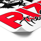 Trump Rizz het seizoen Funny Trump 2024 Xmas Pink Poster (Hoek)