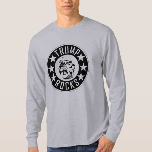 Trump Rocks Mannen T-shirt (Voorkant)
