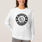 Trump Rocks T-shirt met lange mouwen voor dames (Voorkant)