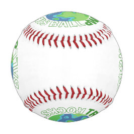 Trump rockt deze bal Baseball