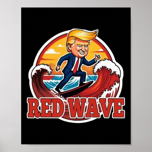 Trump Rode Golf Republikein Poster (Voorkant)