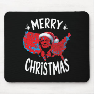 Trump Rode Verkiezingskaart Vrolijk Kerstfeest Tru Muismat