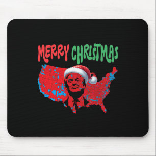 Trump Rode Verkiezingskaart Vrolijk Kerstfeest Tru Muismat