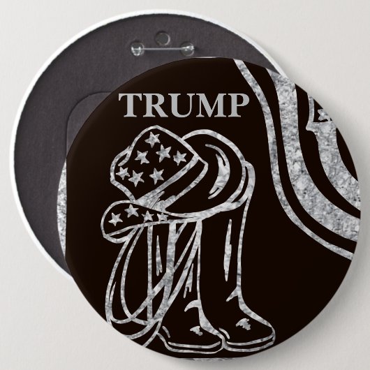TRUMP RONDE BUTTON 6,0 CM (Voorkant /achterkant)