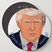 Trump Ronde Button 6,0 Cm (Voorkant /achterkant)