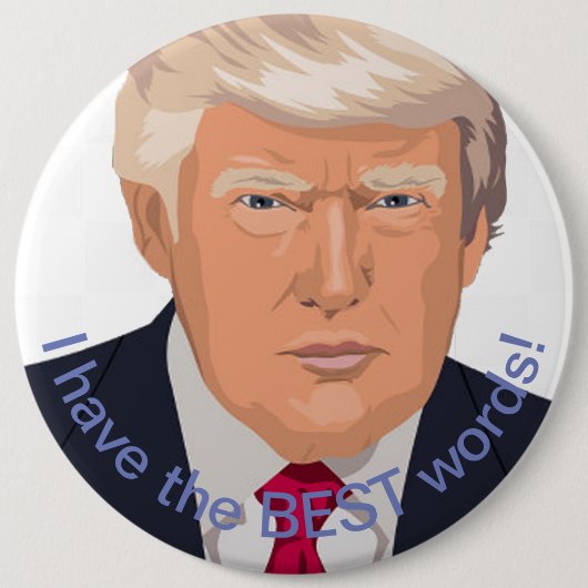 Trump Ronde Button 6,0 Cm (Voorkant)