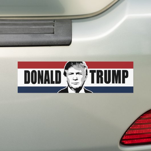 Trump Rood Wit en Blauw Bumper - PNG.nl Bumpersticker (Op auto)