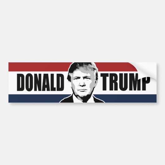 Trump Rood Wit en Blauw Bumper - PNG.nl Bumpersticker (Voorkant)
