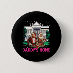 Trump Roze 2024 Take America Ck Daddy's Home Chris Ronde Button 5,7 Cm