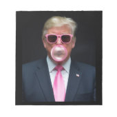Trump Roze Bubble Gum President 47 VS Notitieblok (Voorkant)