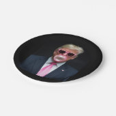 Trump Roze Bubble Gum President 47 VS Papieren Bordje (Gekanteld)