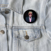 Trump Roze Bubble Gum President 47 VS Ronde Button 5,7 Cm (In situ)