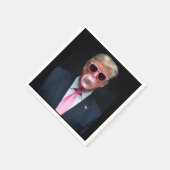 Trump Roze Bubble Gum President 47 VS Servet (Hoek)