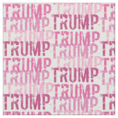 Trump roze typografie stof (Close Up)