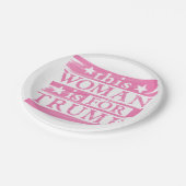 TRUMP - Roze vrouw voor het Bord met geavanceerd p (Gekanteld)