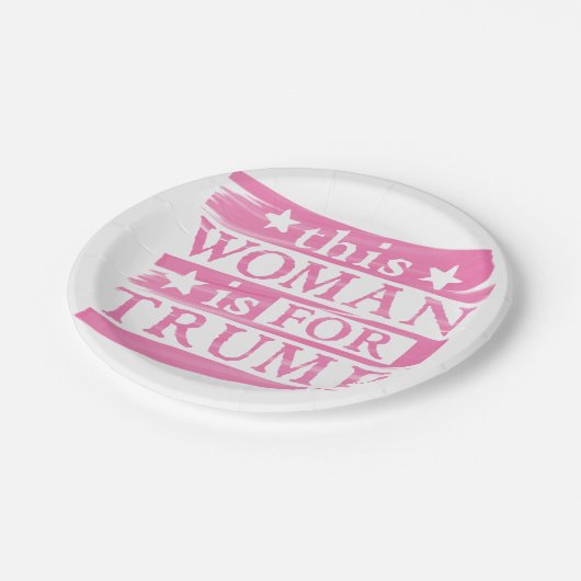 TRUMP - Roze vrouw voor het Bord met geavanceerd p (Gekanteld)