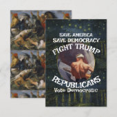 Trump RSVP Kaartje (Voorkant / Achterkant)