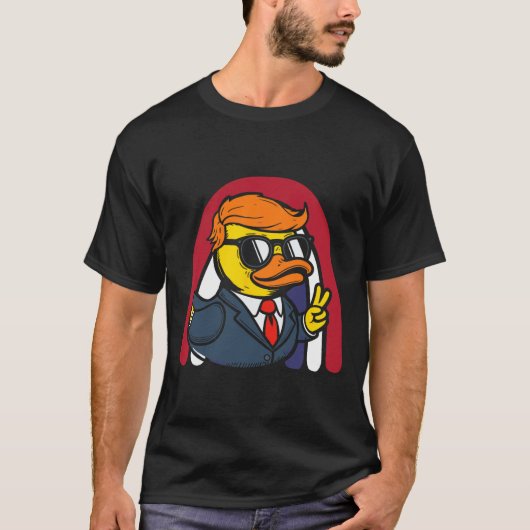 Trump Rubber Eend 1 T-shirt (Voorkant)