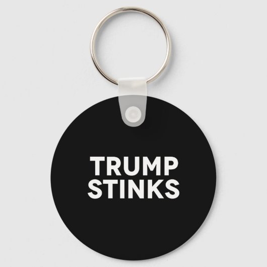 Trump ruikt stinkt sleutelhanger (Voorkant)