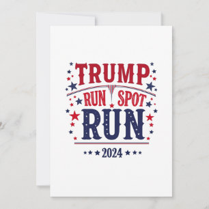 Trump run spot run grappig verkiezingsdebat kaart