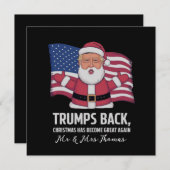 Trump’s Back: Kerstmis is weer geweldig geworden Kaart (Voorkant / Achterkant)