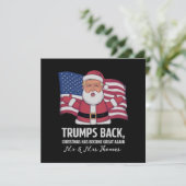 Trump’s Back: Kerstmis is weer geweldig geworden Kaart (Staand voorkant)