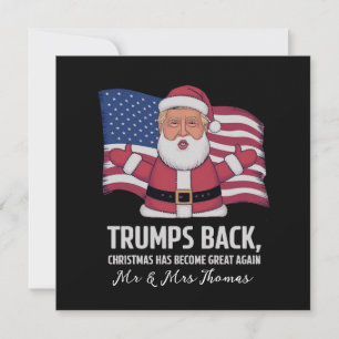Trump’s Back: Kerstmis is weer geweldig geworden Kaart