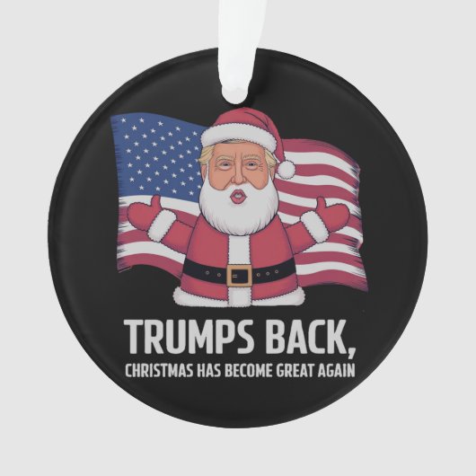 Trump’s Back: Kerstmis is weer geweldig geworden Ornament (voorkant)