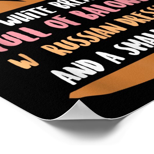 Trump Sandwich Anti-Trump Impeachment Grappig Poster (Hoek)