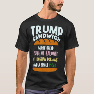 Trump Sandwich kleine augurk politiek sarcasme T-shirt