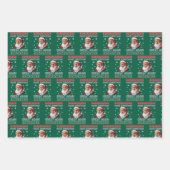 Trump Santa Claus Hat Make Christmas Great Again Inpakpapier Vel (Voorkant 3)