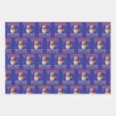 Trump Santa Claus Hat Make Christmas Great Again Inpakpapier Vel (Voorkant 2)