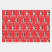 Trump Santa Claus Hat Make Christmas Great Again Inpakpapier Vel (Voorkant)