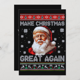 Trump Santa Claus Make Christmas Great Again Feestdagenkaart