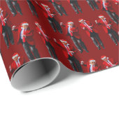Trump Santa Hat Dance Kerstmis | Trump Dance Red Cadeaupapier (Rol Hoek)